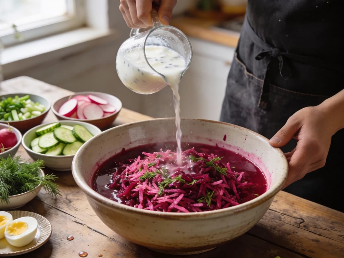 Cold Beet Soup step 1