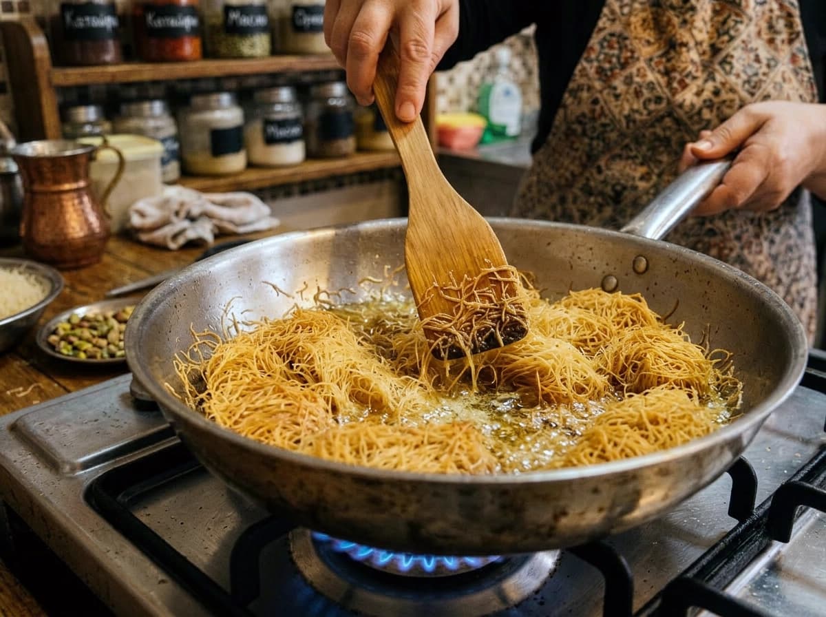 Dubai Chocolate Bar — step 1