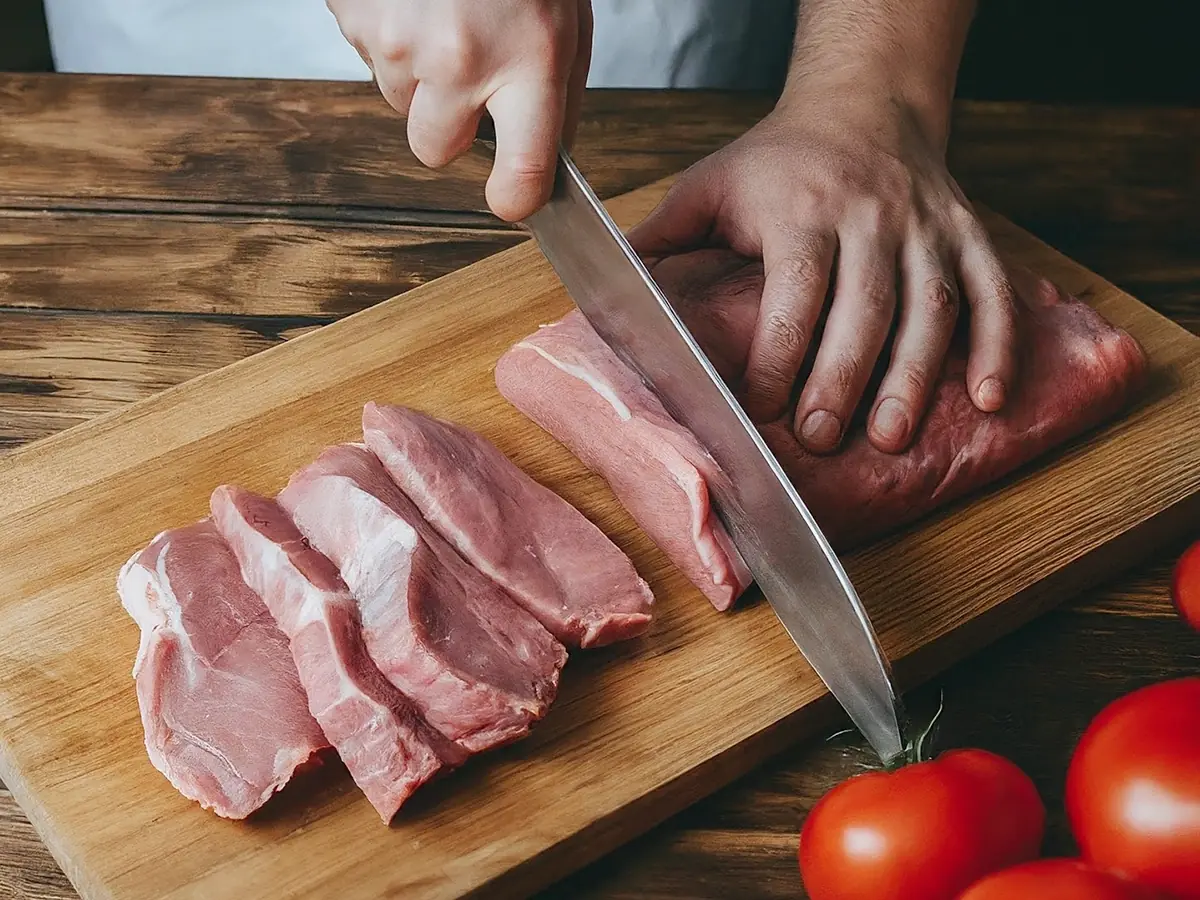 Meat in French Style step 1