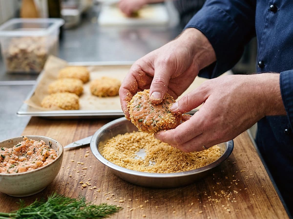 Salmon Patties step 1