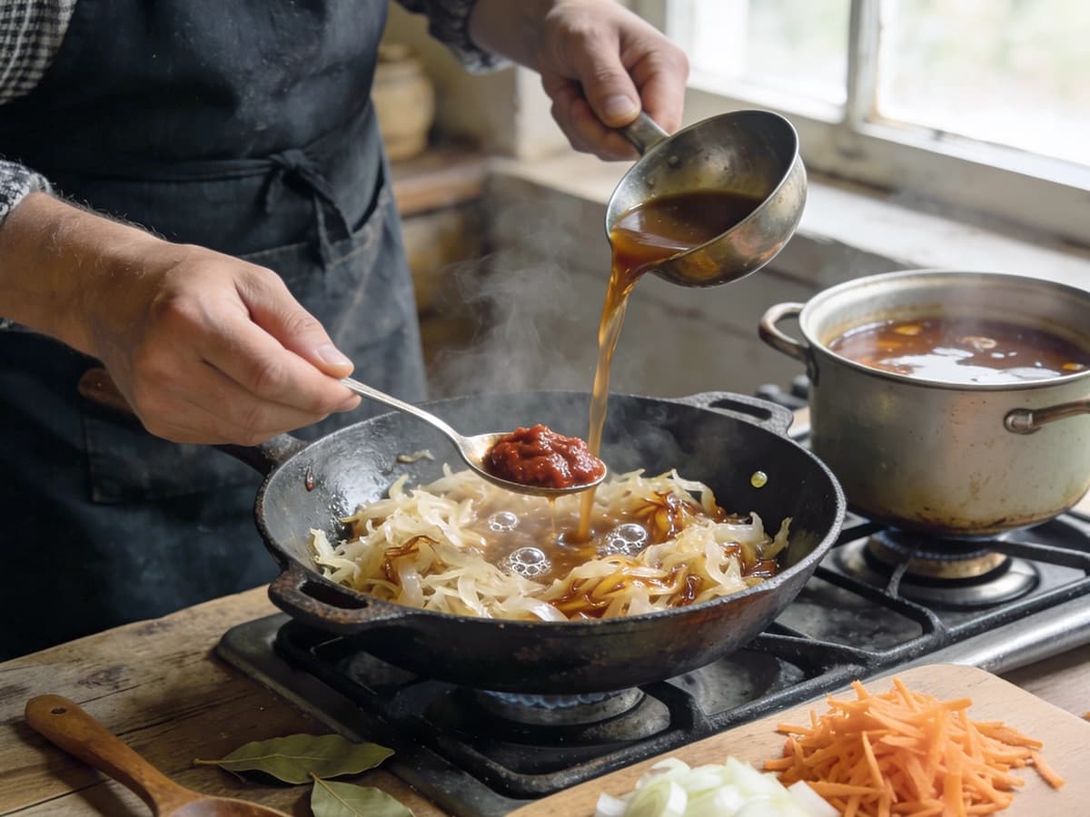 Sauerkraut Shchi step 1